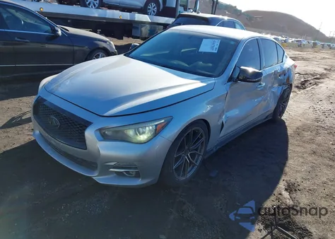 2014 Infiniti Q50 Premium from USA, damaged, VIN JN1BV7AR0EM699553
